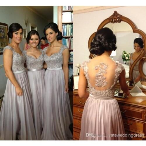 Vestido de festa longo robe de soiree appliques beaded 2019 longue sexy illusion back beading Formal women elegant evening dress