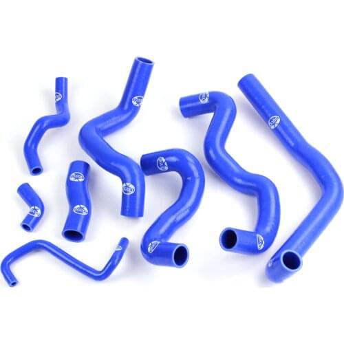 #0025 For BMW Mini Cooper S R56 1.6 Turbo 2006-2013 Silicone Radiator Hose Kit Blue