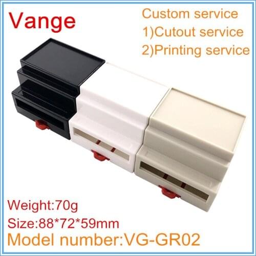 10pcs/lot injection mold make ABS plastic project box diy 88*72*59mm for meter device project