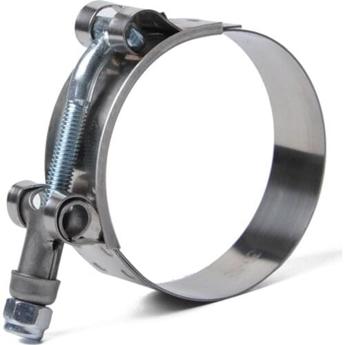 4x 301 Stainless Steel T Bolt Clamps 79MM-87MM For Hose (3.11" to 3.43")