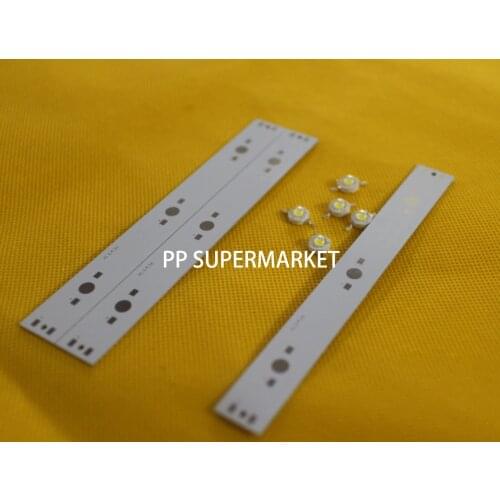 10PCS 140mm x 16MM Aluminium PCB Circuit Board for 3 x 1w,3w,5w LED in Series
