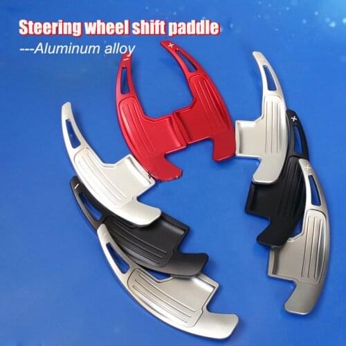 2pcs Aluminum Steering Wheel Shift Paddle Shifter Extension For Ford Mustang 2015-20 Accessories