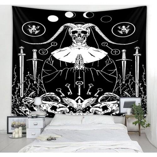 Mandala tapestry Tarot card wall hanging astrology divination witchcraft decoration decorative tapestry sun moon tapestry