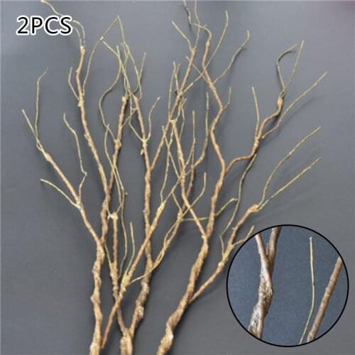 2pcs 35/95cm Simulation Dried Branch Artificial Plant Wedding Home Decor Artificial Dead Branches Artificial Fake Coral Branch
