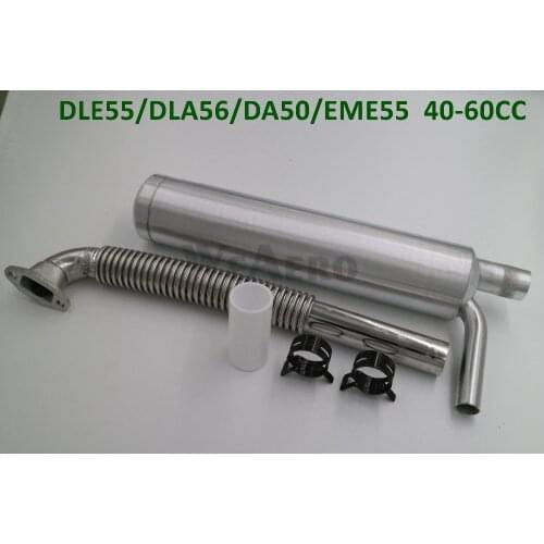 Canister Muffler Sets for DLA56, DA50, DLE55, EME55 40-60cc Engines