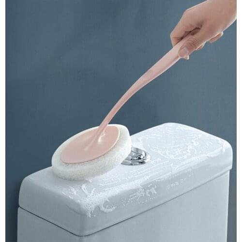 Long Handle Brush Eraser Magic Sponge Diy Clean Sponge Dishwashing Kitchen Toilet Bathroom Cleaning Tool Accessories