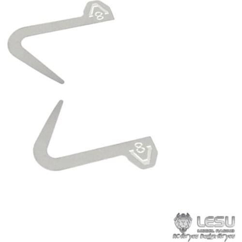 LESU Metal Door Handle Decorative Sticker for 1/14 RC TAMIYA Scale DIY Model Car Scaina R470 R620 Tractor Truck Dumper