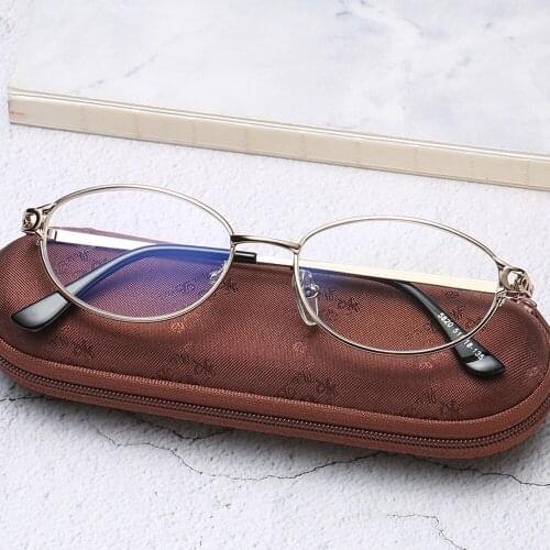 Classic Women Anti Blue Light Reading Glasses Metal Presbyopic Eyeglasses Hyperopia Eyewear+1.0 +1.5 +2.0 +2.5 +3.0 +3.5 +4.0