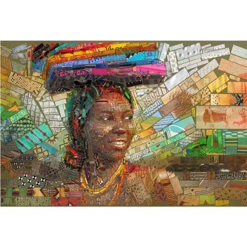 Full square/round 5D DIY Diamond Painting Africa girl book picture Mosaic Diamond Embroidery Sale art Decoration Painting GH529