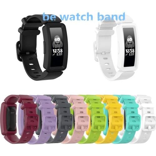 Replacement Soft Silicone Strap For Fitbit Ace 2/Inspire Kids Smart Watch Band Tracker watchBand New Classic Bracelet Wristband