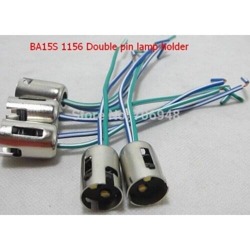 Double Pin BA15S 1156 1157 Lamp holders light bsse