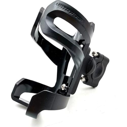 Motorcycle Universal Water Beverage Bottle Holder Mug Holder Accessories Crash Bar Mount Drink Cup Bracket