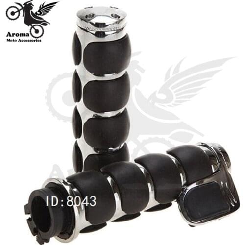 Top quality 22mm 25mm chrome motorcycle handlebar for Harley-Davidson grips universal motorbike handle bar motocross hand grip