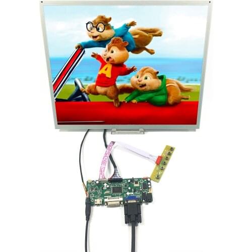 HD MI VGA DVI LCD Controller Board Backlight WLED 17" G170EG01 V1 1280X1024 LCD Screen
