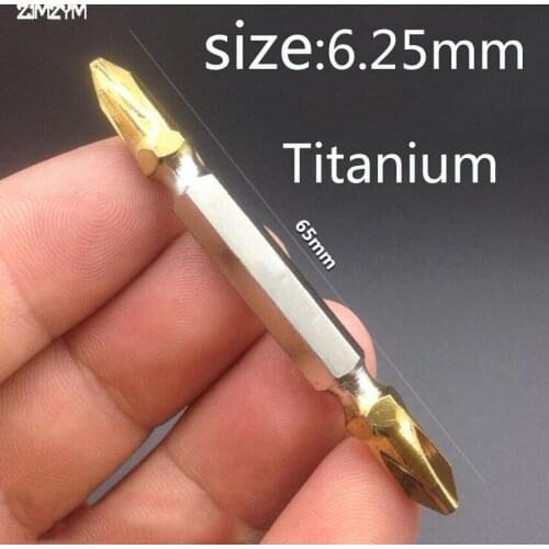 Hot sale PH2 electric Screwdriver Bit Set Bits Hex Shank Magnetic titanium steel For Cross Head 65MM Phillips Screwdriver head