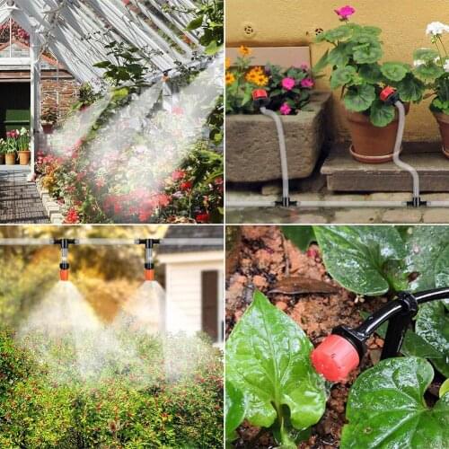 15m Automatic Watering Device Irrigation Set DIY Watering Pots Flower Irrigation Set Fountain Sprinkler