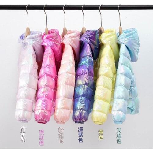 2021 New Autumn Winter Childrens Down Cotton Padded Jacket Korean Cotton Padded Jacket Kids Clothes Girls Warm Coat 100-140