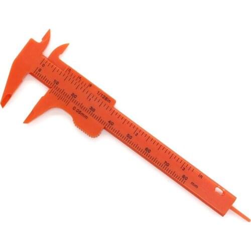 300 pcs Plastic Measuring Tools Mini Vernier Calipers 1 mm/mini Ruler Micrometer Gauge 80 mm Length Vernier Calipers