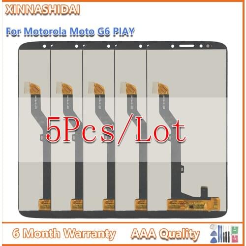 5pcs LCD For Motorola Moto G6 Play LCD touch screen for Moto XT1922 mobile phone LCD digitizer assembly