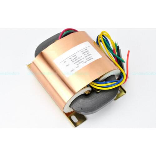 80VA R-Core Power Transformer 250Vx2 8V Tube Preamp Headphone Amplifier,AC115V*2