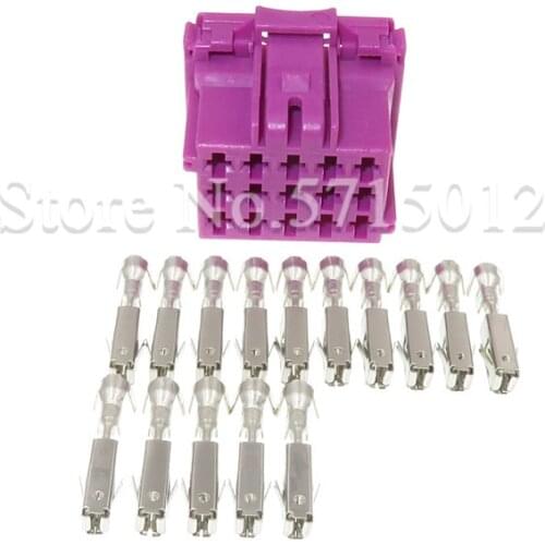 15 Hole 8-968973-1 Automotive Car Audio Amplifier Plug Wire Harness Cable Female Socket