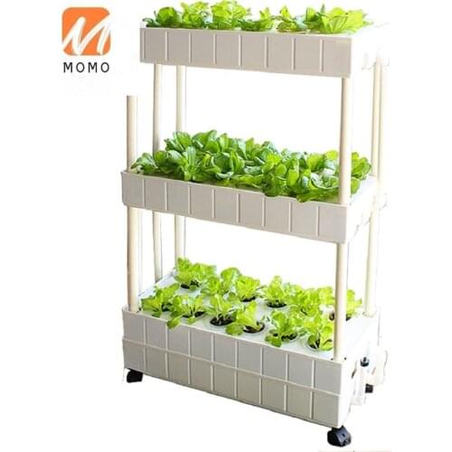 Tower Garden Aeroponics System Indoor Hydroponics Plant System Vertical Garden Tower With Led Light