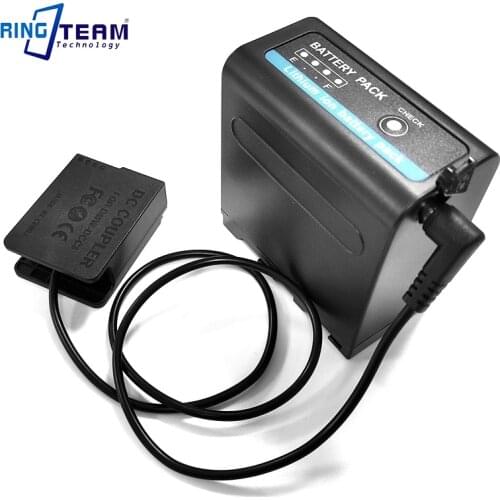 8800mAh NPF NP-F980D Battery + DMW BLC12 DCC8 DC Coupler for Panasonic Cameras DMC GX8 FZ1000 FZ2000 FZ2500 FZ200 G7 G5 G80 G85