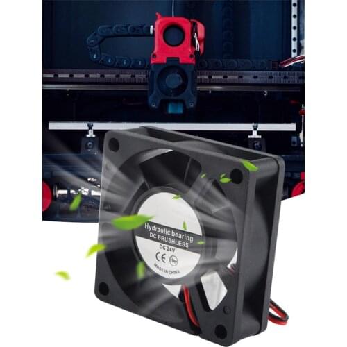 3D Printer Parts For VORON 6020 Voron 2.4 Bottom Cooling Fan 24v Line Length 20cm DC 3D Printer Accessories