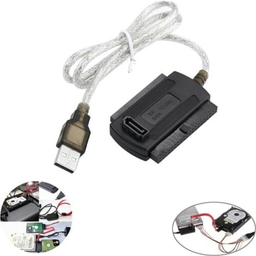 USB 2.0 To 2.5" 3.5" SATA PATA IDE Drive Adapter Converter Cable For Hard Drive Disk HDD Standard Notebook 2.5" SATA Or IDE Hard