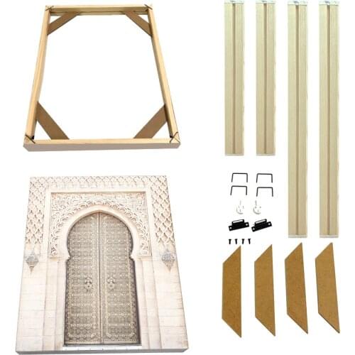 Pictures and Posters Frame Camphor Pine Composite Wooden Solid Wood Canvas Painting Photo DIY Wall Art Manual Frames Decor