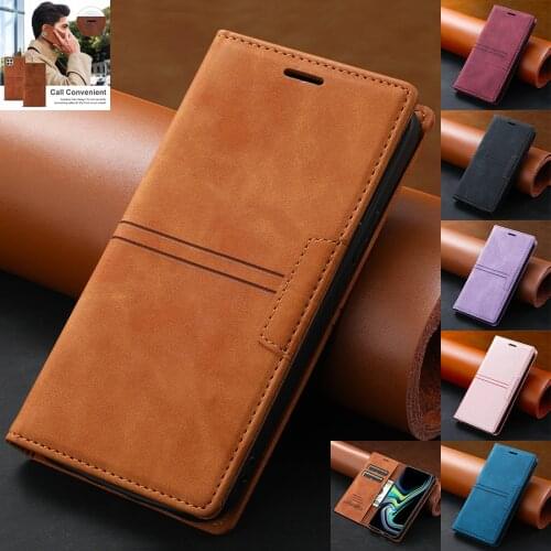 Wallet Dream Pair Suction Leather Case For Samsung Galaxy A02S A03S A11 A12 A20 A21S A22 A31 A32 A41 A50 A51 A52 A70 A71 A72 A82