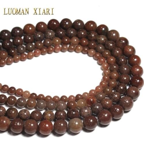 Wholesale Purple Aventurine Natural Stone Round Beads For Jewelry Making DIY Bracelet Necklace Material 6/8/10/12 mm Strand 15