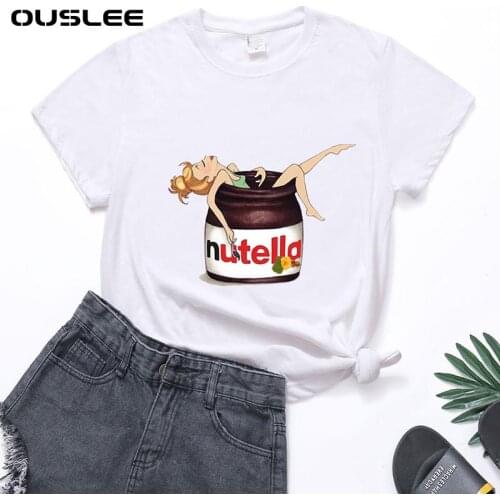 OUSLEE Summer Women Kawaii T-Shirt Hip Hop Loose T Shirt Fashion Breathable Casual Tops Personality O-Neck Unisex Kpop Tops