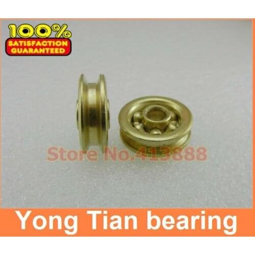 Copper plating wheel bearing a slot wheel bearing V open bearing 0520X 5*20*6.6 MM free shipping