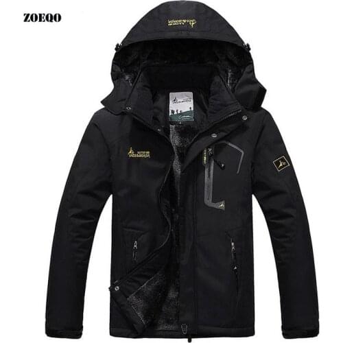 ZOEQO jaqueta masculina mens thick outwear overcoat Winter jacket Men Windproof Hood parka mens jackets and coats windbreaker