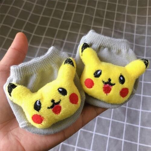 Newborn Infant Anti Slip Socks Toddler Boy Girl Cotton Short Animal Fox Funny Cute Cartoon Ankle Sneakers Socks Baby Accessories