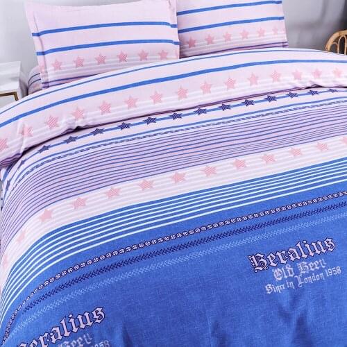 Flat Sheet Set 4pcs Easy Care Breathable Pillow Sham Cozy Simple Style Bedding Set Duvet Cover Hot Selling