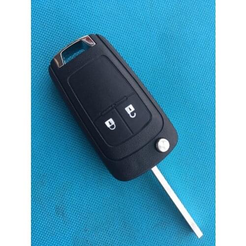 ZABEUDEIR For Opel Vauxhall Astra Corsa Insignia Zafira 2 buttons REMOTE KEY CASE shell uncut blade flip no logo