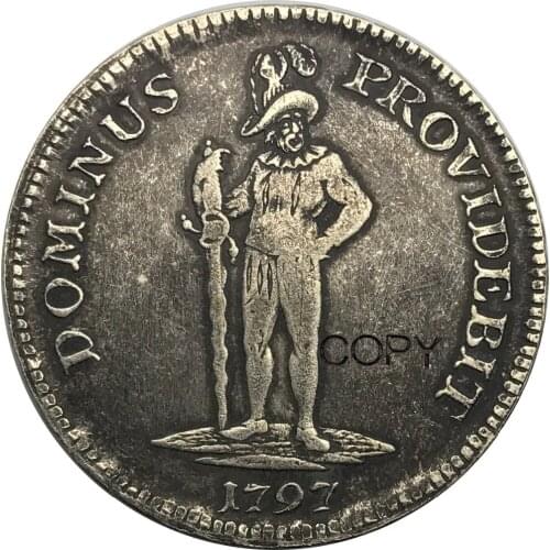 Switzerland 1797 Bern Swiss Bear Thaler High Imitation Of Original 90% Silver Copy Coin