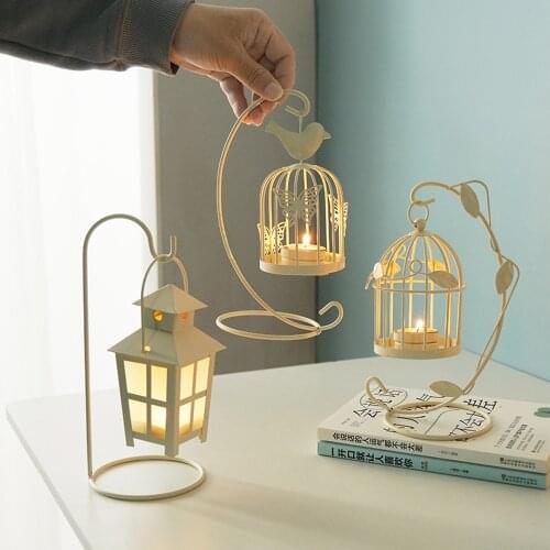 SOLEDI Decorative Wrought Iron Candlesticks