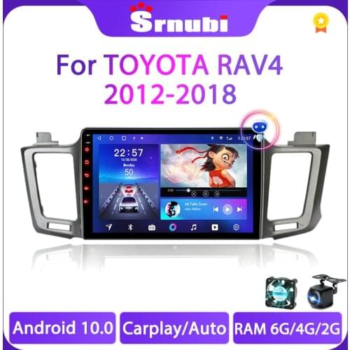 Android 10 2G+32G 4G+WiFi Car Radio Multimedia Video Player Navigation GPS DSP For Toyota RAV4 4 XA40 5 XA50 2012-2018 Head Unit