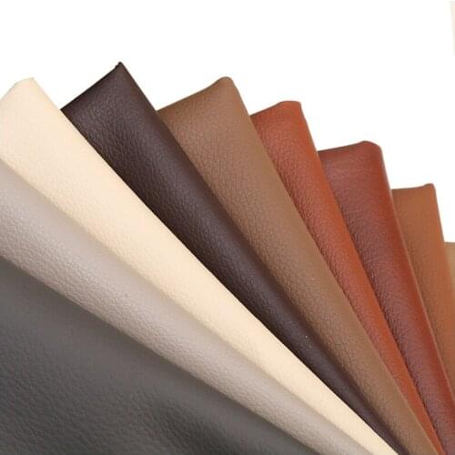 PU Leather Thick Fabric Handmade DIY Comfortable Soft Texture Sofa Fabric Patch Leather Fabrics Sewing Home Textile Cloth