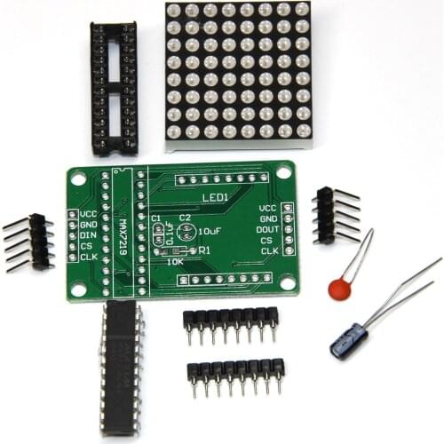 Smart Electronics MAX7219 MAX 7219 Dot Matrix LED Display Module DIY kit MCU control for Arduino