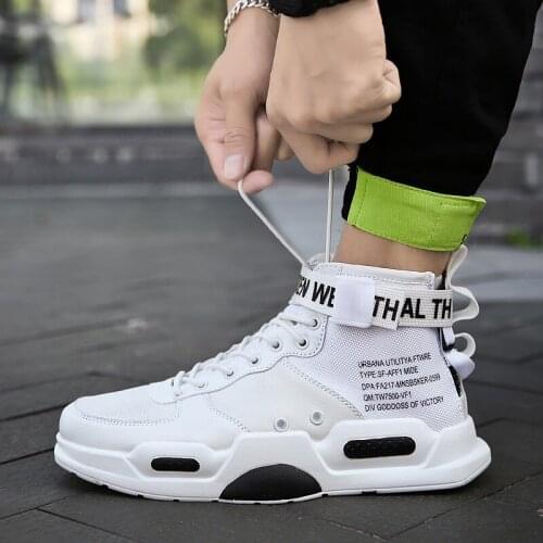 Zapatos breathable Shoes mesh mens s hot on casual Fashion hombre leisure hightop sports black Sneakers men informales mens 39