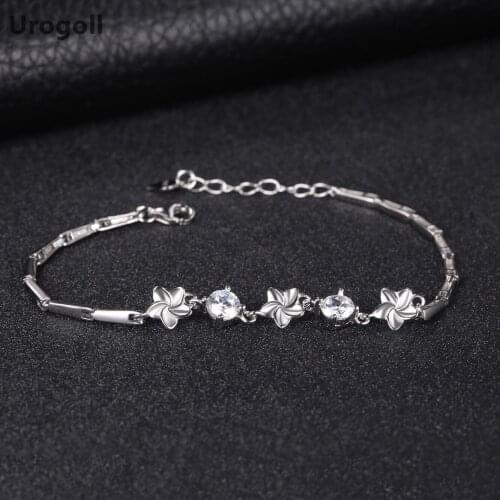 Fashion Women Bracelet 925 Sterling Silver Bracelets Star Jewelry Zircon Charm Bracelets Banquet Decoration Jewelry For Girl