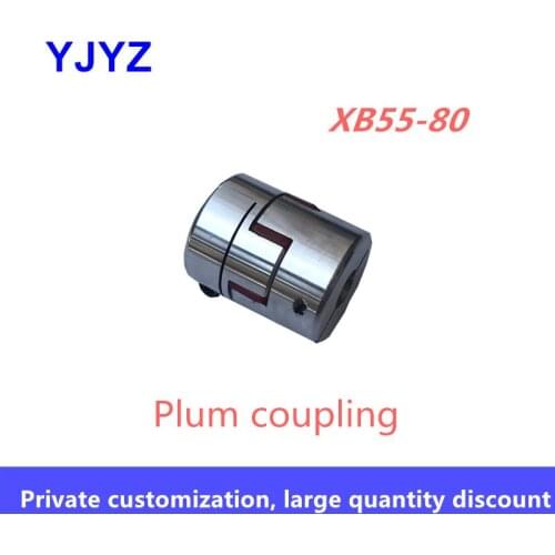 1PCS Flexible Plum Shaft Coupling D55L80 CNC Stepper Motor Coupler Jaw shaft coupling