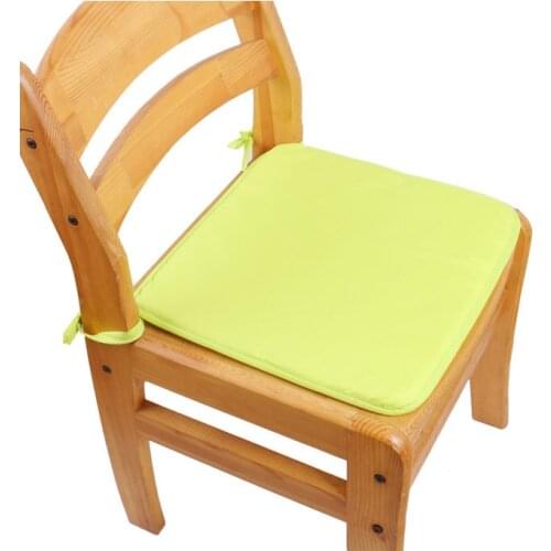 1 Piece Indoor Chair Pad Dining Tie On Office Chair Cushion All Seasons Seat Pad For Home Non-slip Sofa Mat Solid Sitting Pad