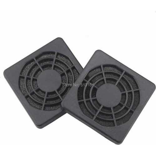 20 pieces/lots Gdstime 5CM 50MM Dustproof Cover Chassis dust cover PC Case Fan Cooler Black Dust Filter network net Case