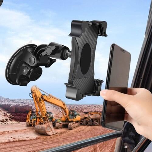 360 Rotation Suction Car Phone Holder Shockproof Multi-function Cup Bracket ABS Clamp Strong Bearing Mobile Clip Fasten Mount