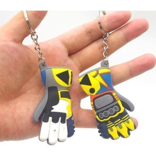 Moto Keychain Glove Shape Motorcycle Accessory Key Ring FOR YAMAHA SPRINT GT RS ST RS TWIN THRUXTON R Steve McQueen SE